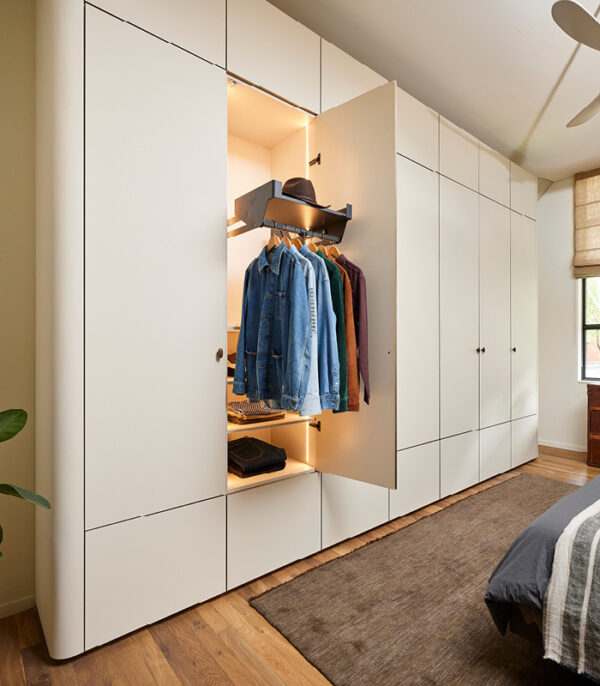 Inside a Luxury Built-In Wardrobe in Sydney’s Darlinghurst | Olessio