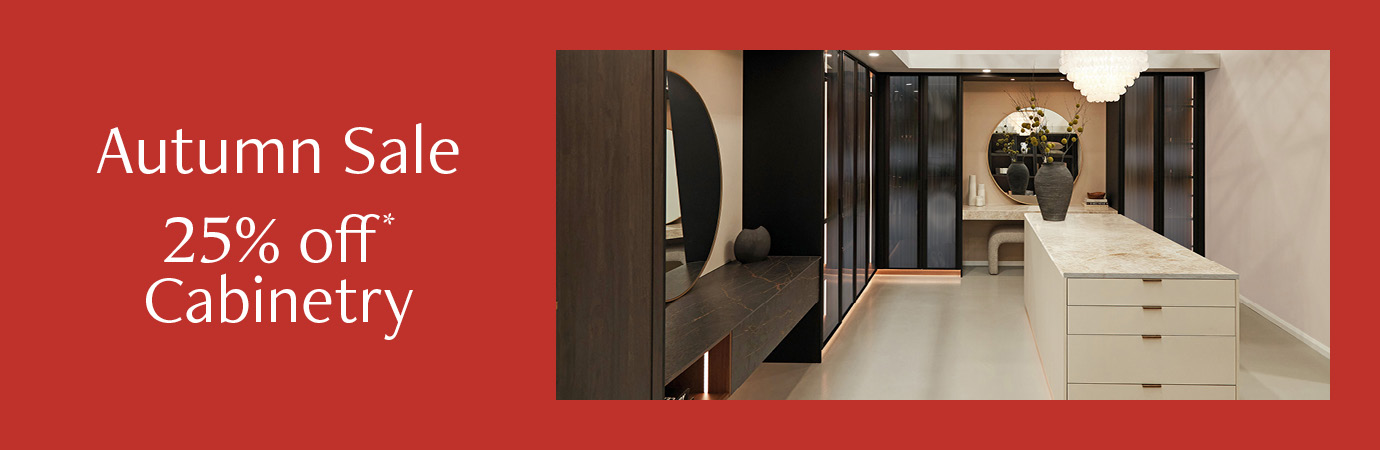 Autumn Sale - 25% Off Cabinetry