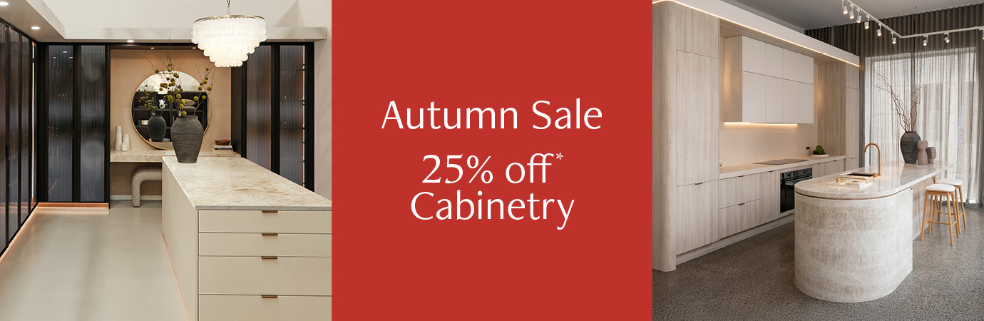 Autumn Sale - 25% Off Cabinetry